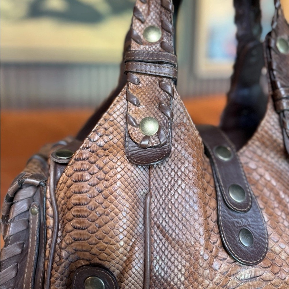 Chloepython Silverado Handbag - image 4